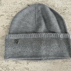 Calvin Klein Silver Knit Beanie